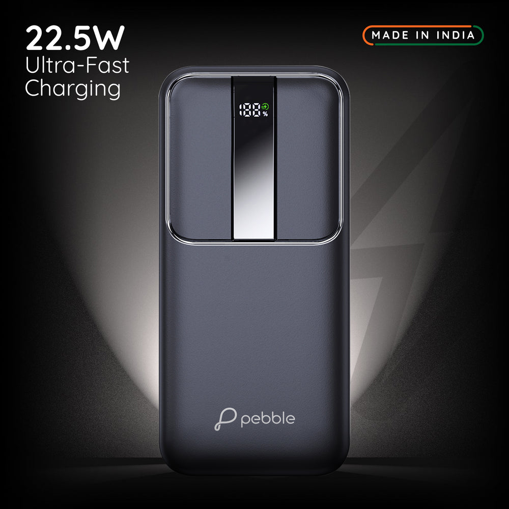 Pebble Rapid Xtreme | 22.5W Power Bank