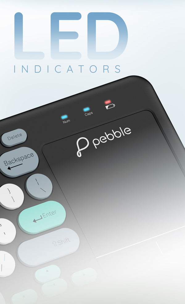 Pebble Magic Pad | Wireless Keyboard